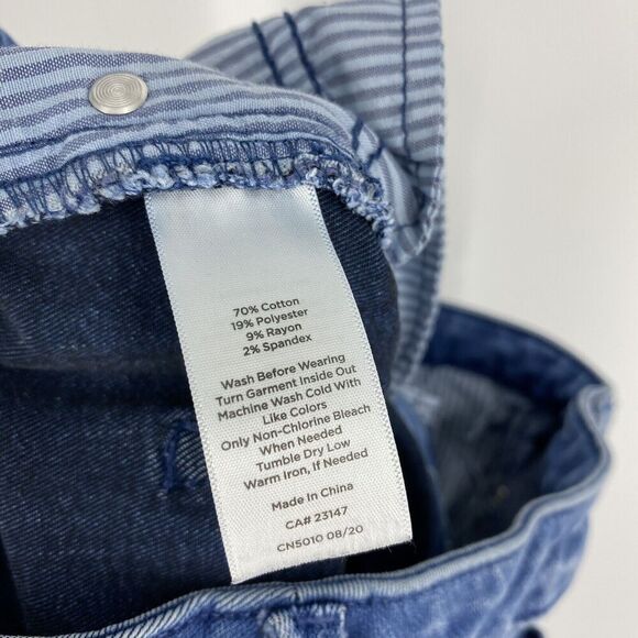 Talbots Jeans Size 12 Petite Blue Flawless High Waist Jegging Ankle Stretch - Picture 6 of 6